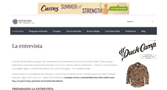 Desktop Screenshot of entrevistadetrabajo.org