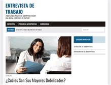 Tablet Screenshot of entrevistadetrabajo.info